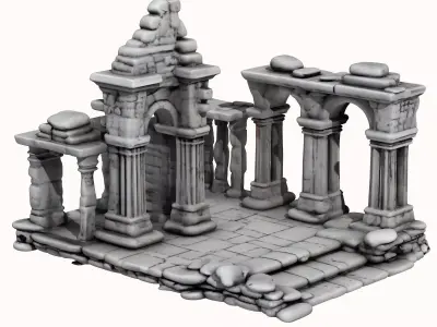 Ancient Ruins 4 3D print model