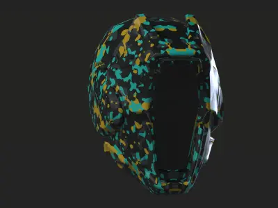 Project 1 - Exotic Camo  Low-poly 3D model