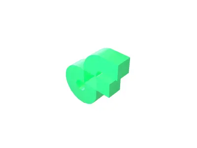 Flow Coin v1 001 Low-poly 3D model