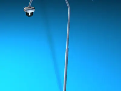 Road camera 3D model