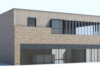 Restaurant Building 3D model