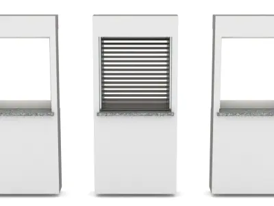 Window - Full wall section 3D model