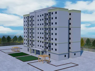 Building  exterior 3D model