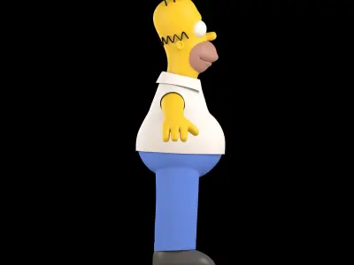 Homer Simpson 3D Model 3D model