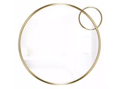 Mirror in a metal frame GZ-M1058 3D model