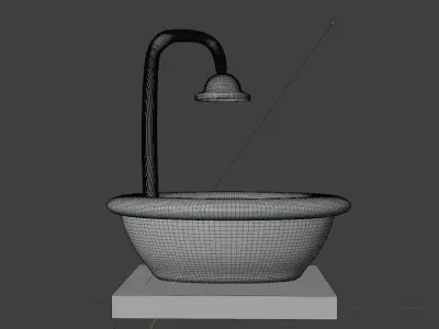 Shower Bathroom Free 3D print model