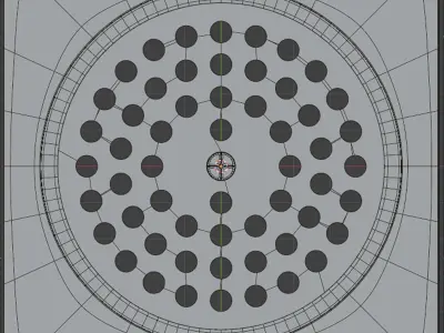 Floor Drain With Holes 3D model