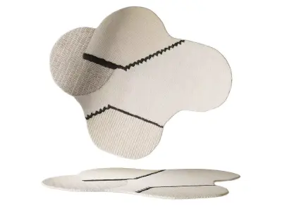 CC-tapis Rectangle Undyed Rug by Studiopepe 3D model