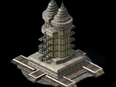 Different dimension world - house 02 3D model