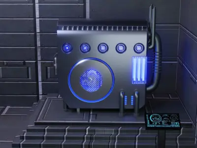 Sci-fi Generator 3D model purchase