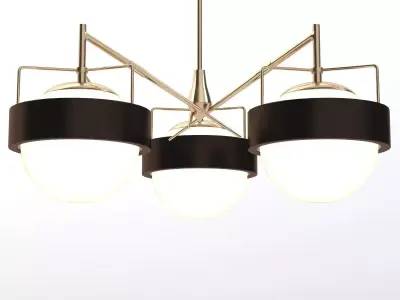 Italian Saturn Chandelier 3D model