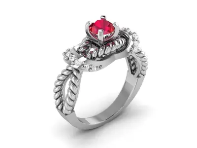 Women Ring 3D print model