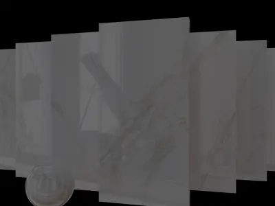 Marble Set Museum Torano Gold  80x160 Set 2 Texture