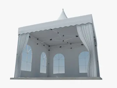 Tent 3  4x4 3D model
