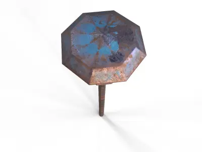 Old Street Lamp Low-poly 3D model purchase