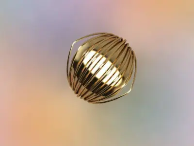 Gold Fusion Ring 2 3D print model