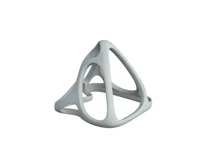 SciFi Cube Object No 58725 Low Poly Shape Low-poly 3D model
