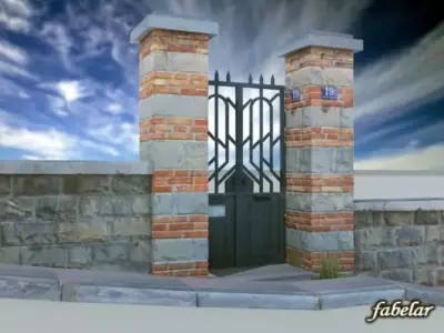 Gate 03 3D model