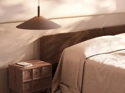 Bedroom interior scene 3D model