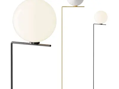 Flos IC Lights Floor Lamp 3D model