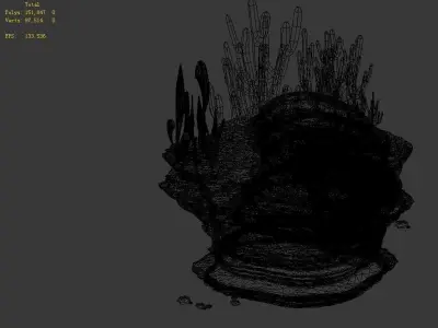 Game Model - Seabed - Seabed Reef 3D model