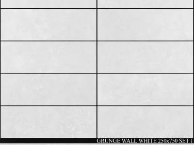 Peronda Grunge Wall White 250x750 Set 1 3D model