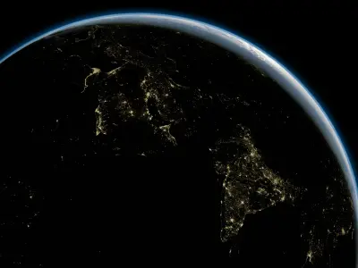 Photorealistic Earth 43K 3D model