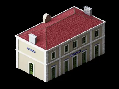 Heterogeneous - Building - Building 16 3D model