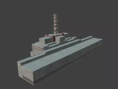 Chernobyl Nuclear Power Plant before disater 3D model