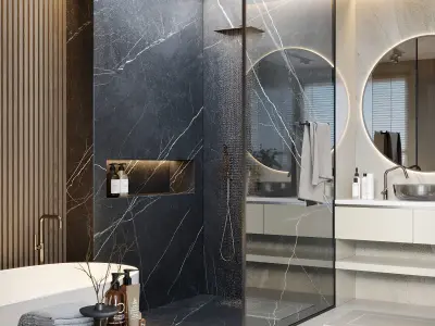 Bathroom Design 01 3D model