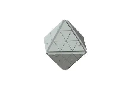 Sci Fi Object No 1874 Low Poly Low-poly 3D model