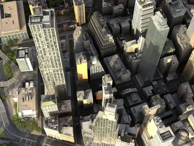  Manhattan Lower Part04 Low Poly 
