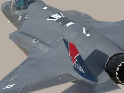  US Air Force F-35 AF-1 Lightning II with Pilot 