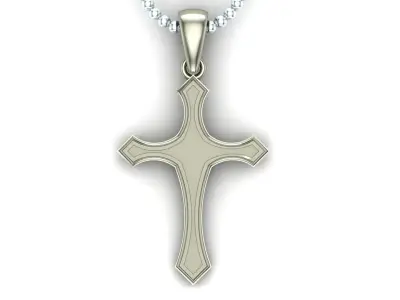 Light Gold Cross New Design  CP 59 3D print model