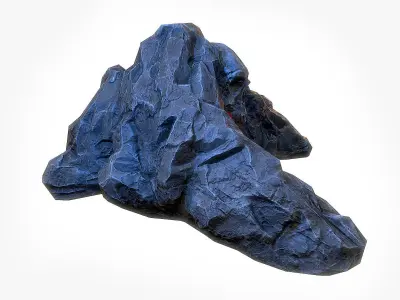 Cave Entrance Skull Low-poly 3D model