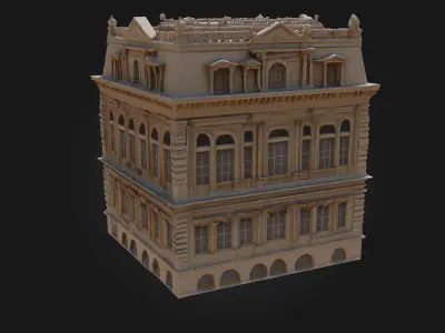 Architectural Elegance in Miniature 3D model