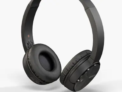 Sony MDR-ZX330BT headphones Low-poly 3D model