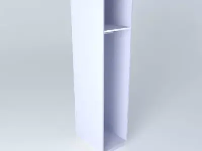 WRDB0D tall column Free 3D model