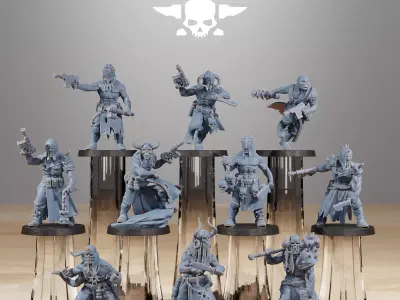 Corrupted Guard Sectarians  3D print model