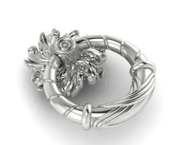 Pendant in the form of a Horseshoe on the door N011939 3D print model