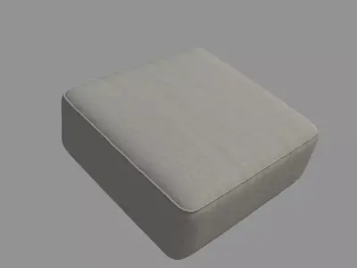 Single Sofa- Cushion 3D model