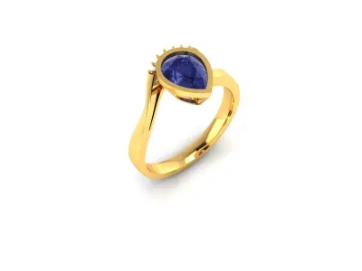 Women Ring  Render 3dm STL OBJ FBX Details 3D print model 319