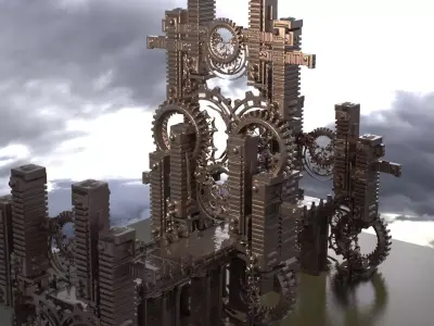 Victorian Watchtower Halls   3D model