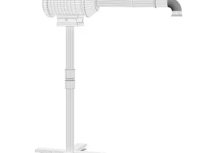 Floor Hair Dryer For Animals 3D model