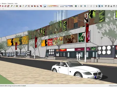 Sketchup Shopping Center G3 3D model