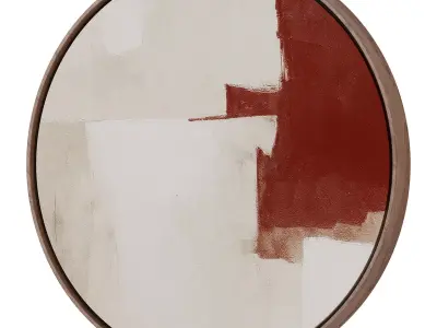 Abstract Painting Frame set 3D model 704