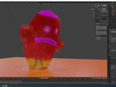 The Thing stuffed toy 3D model