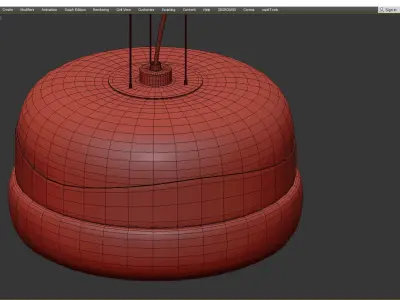 Igon Gold Lamps Low-poly 3D model