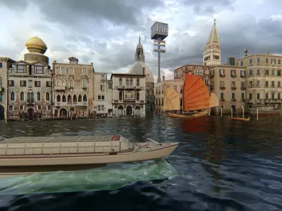 Venice Scene 3D model