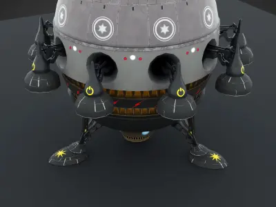 SciFi Spaceship 3D model